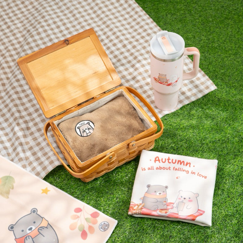 GiGi Magic Fabric ผ้าวิเศษจากพี่หมี ลายน่ารัก คมชัด วัสดุเกรดพรีเมี่ยม ขนาด 50x50 ซม.